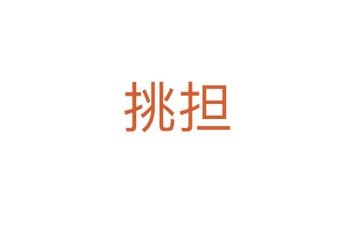 挑擔(dān)